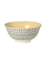 Bowl - Grey & Yellow, 6"