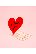 CAP - Card / I Love You, 4.25 x 5.5"