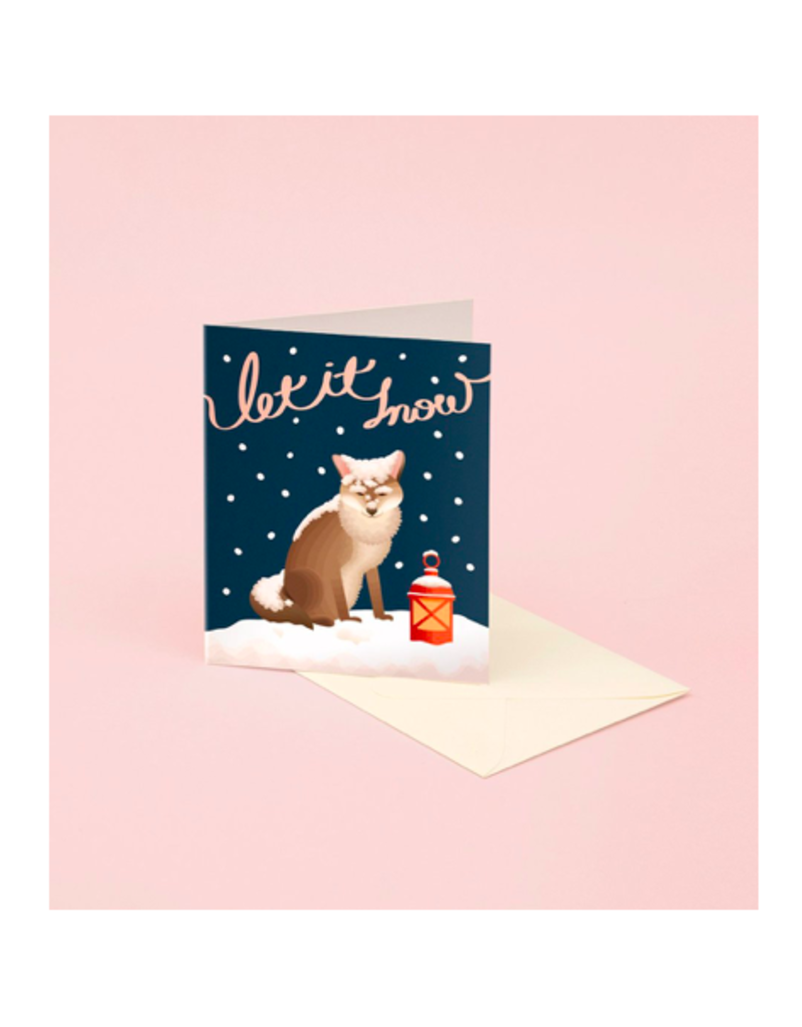 CAP - Holiday Card / Let it Snow, 4.25 x 5.5"