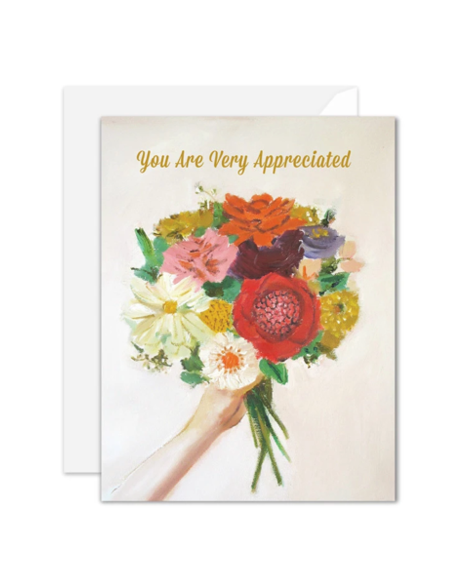 Janet Hill - Card / You are Very Appreciated, 4.25 x 5.5"