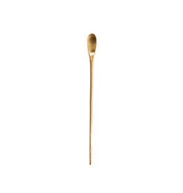 COP - Cocktail Spoon / Brass, 9” Hand Wash, Treat w Mineral Oil