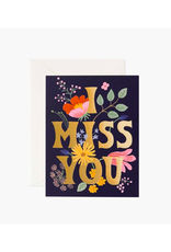 Rifle Paper - Card / I Miss You, 4.25 x 5.5"