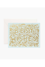 TIMCo Rifle Paper - Card / Best Wishes, 4.25 x 5.5"