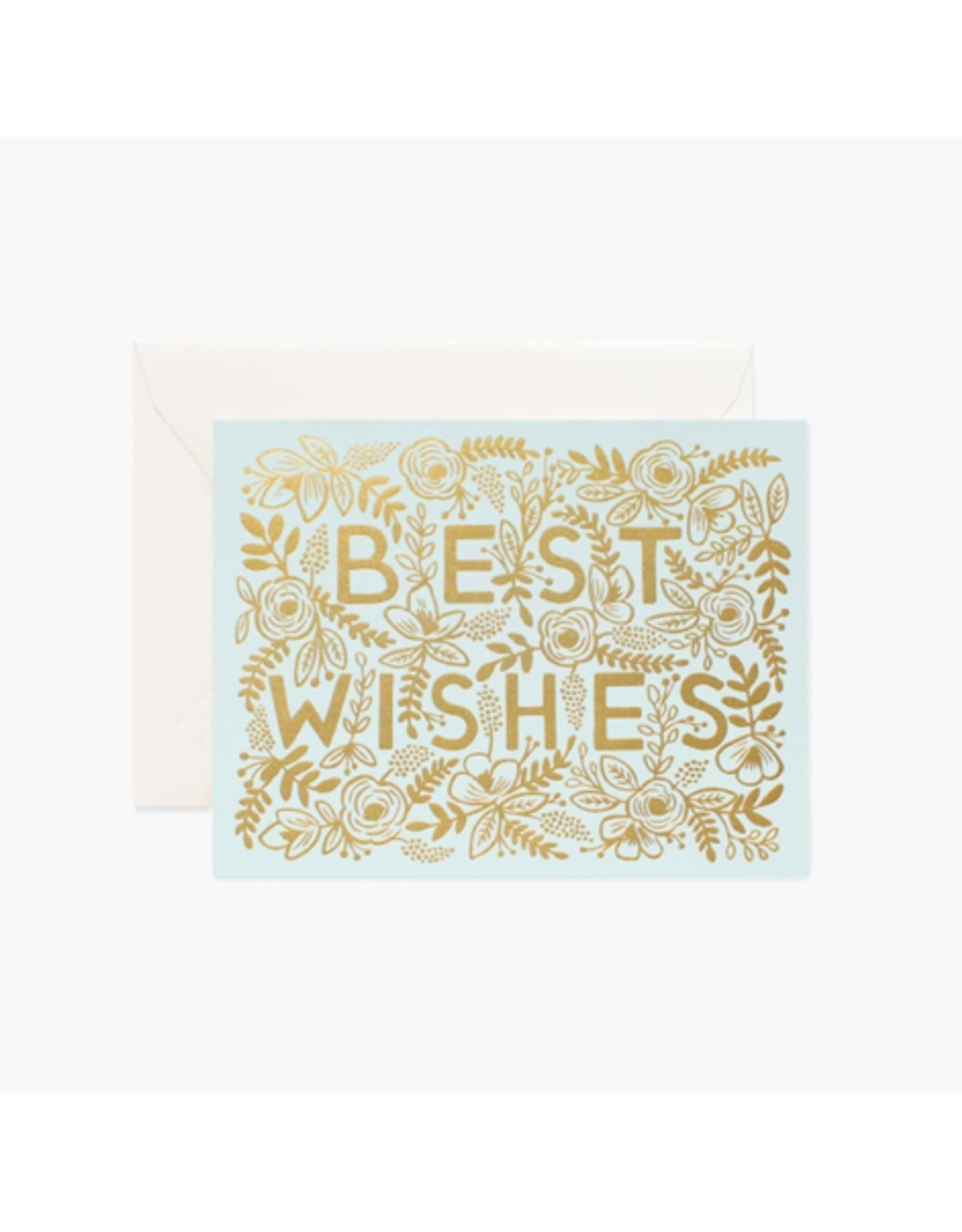 Rifle Paper - Card / Best Wishes, 4.25 x 5.5"