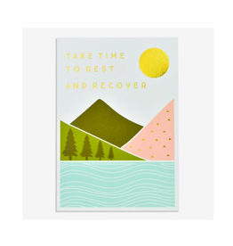 TIMCo PPS - Card / Take Time to Rest and Recover, 4.75 x 6.75"