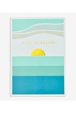 TIMCo PPS - Card / With Sympathy, Seaside Sunset, 4.75 x 6.75"