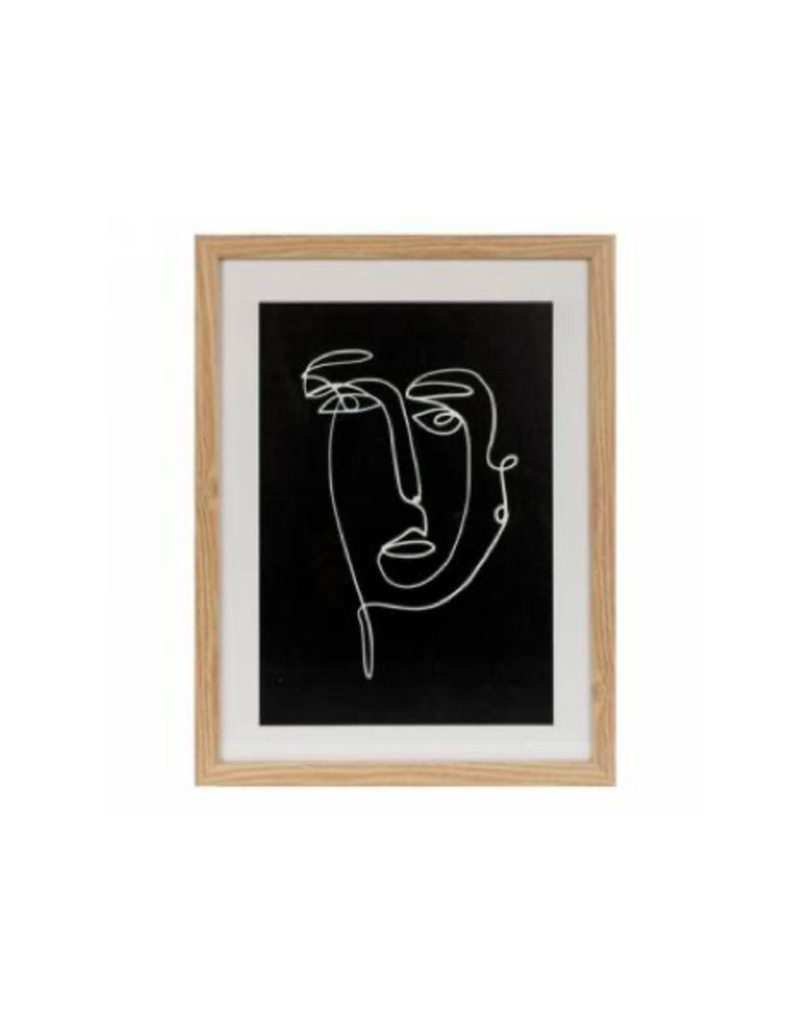TIMCo AES - Framed Art / Abstract Portrait, 13 x 17"