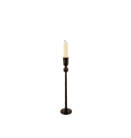 IBA - Candle Holder / Forged, Black, 11.25"