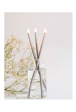 Candlesticks - Everlasting Candle Co., Silver, Set of 3
