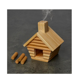 KND - Log Cabin Incense Burner & Cones / Balsam Fir
