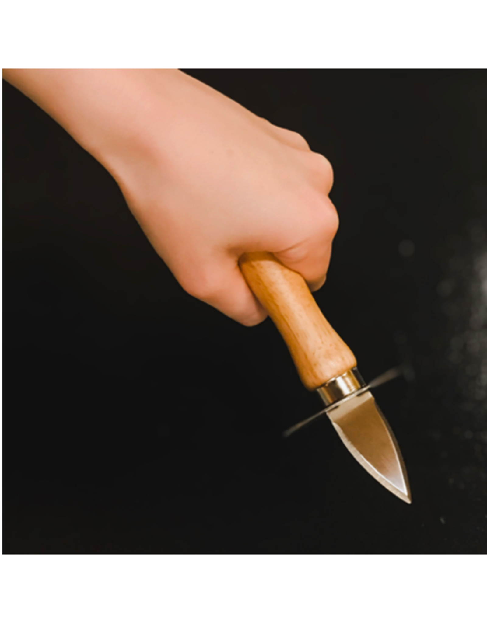 Oyster Shucker - Stainless Steel & Beechwood