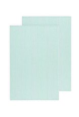 DCA - Glass Towel / Set 2, Green Stripe