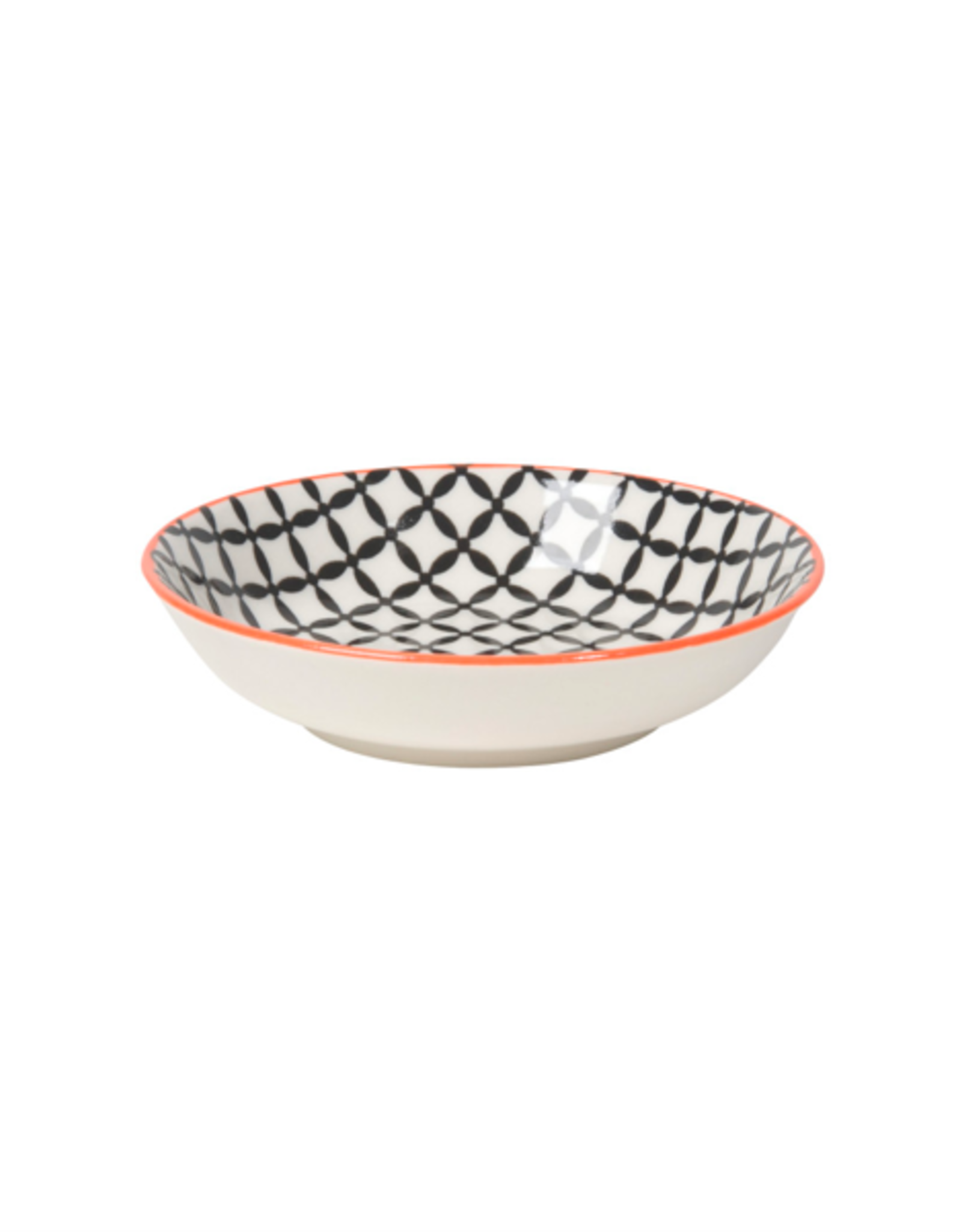Dip Bowl - Black Grid