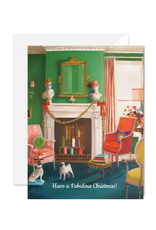 The Independent Mercantile Co. Janet Hill - Card / Have a Fabulous Christmas! 4.25 x 5.5"