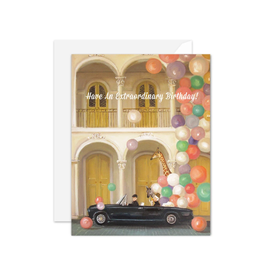 Janet Hill - Card / Have an Extraordinary Birthday! 4.25 x 5.5"