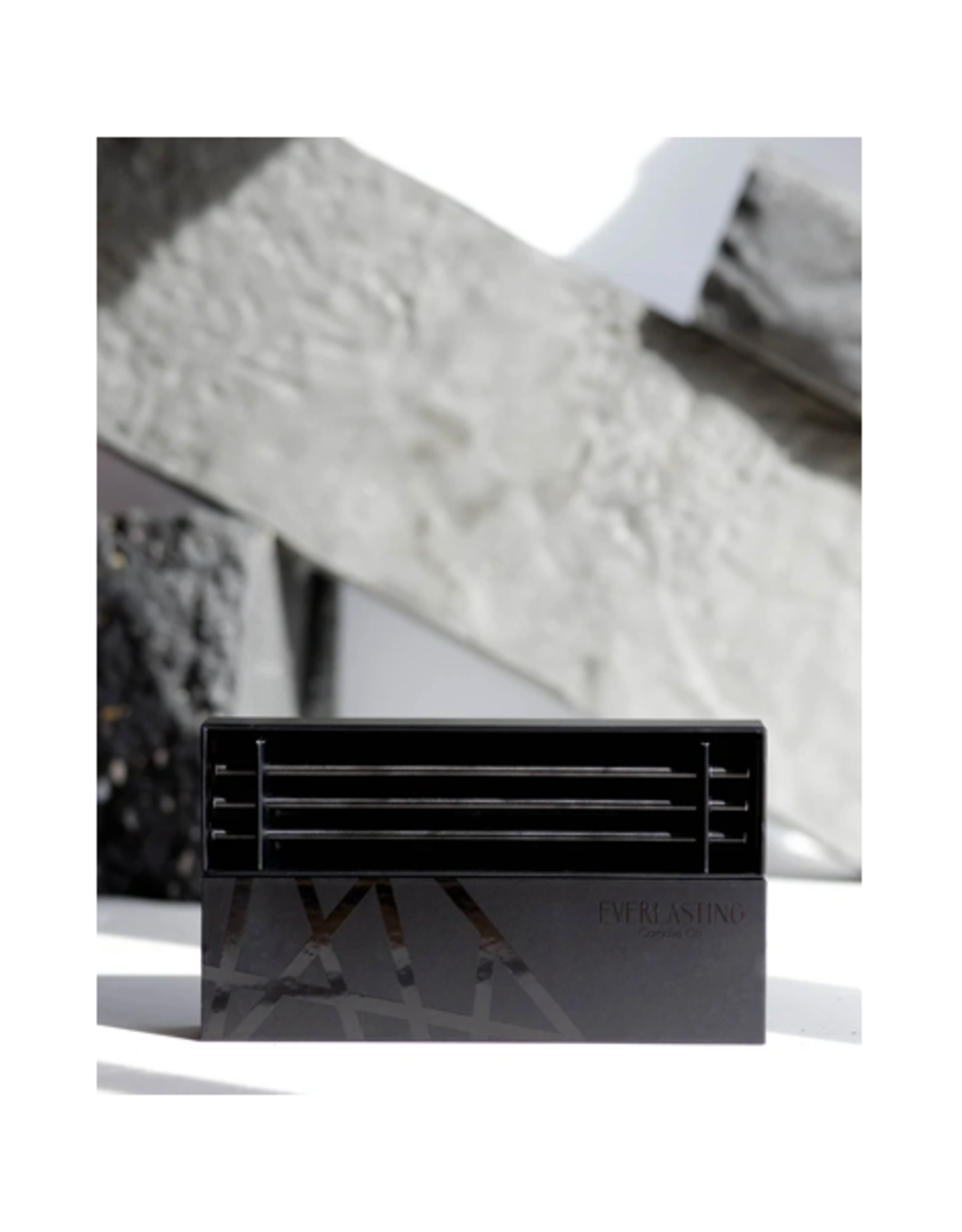 Candlesticks - Everlasting Candle Co., Black, Set of 3