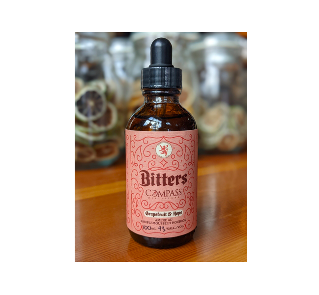 Compass Distillers Bitters / Grapefruit & Hops, 100ml The