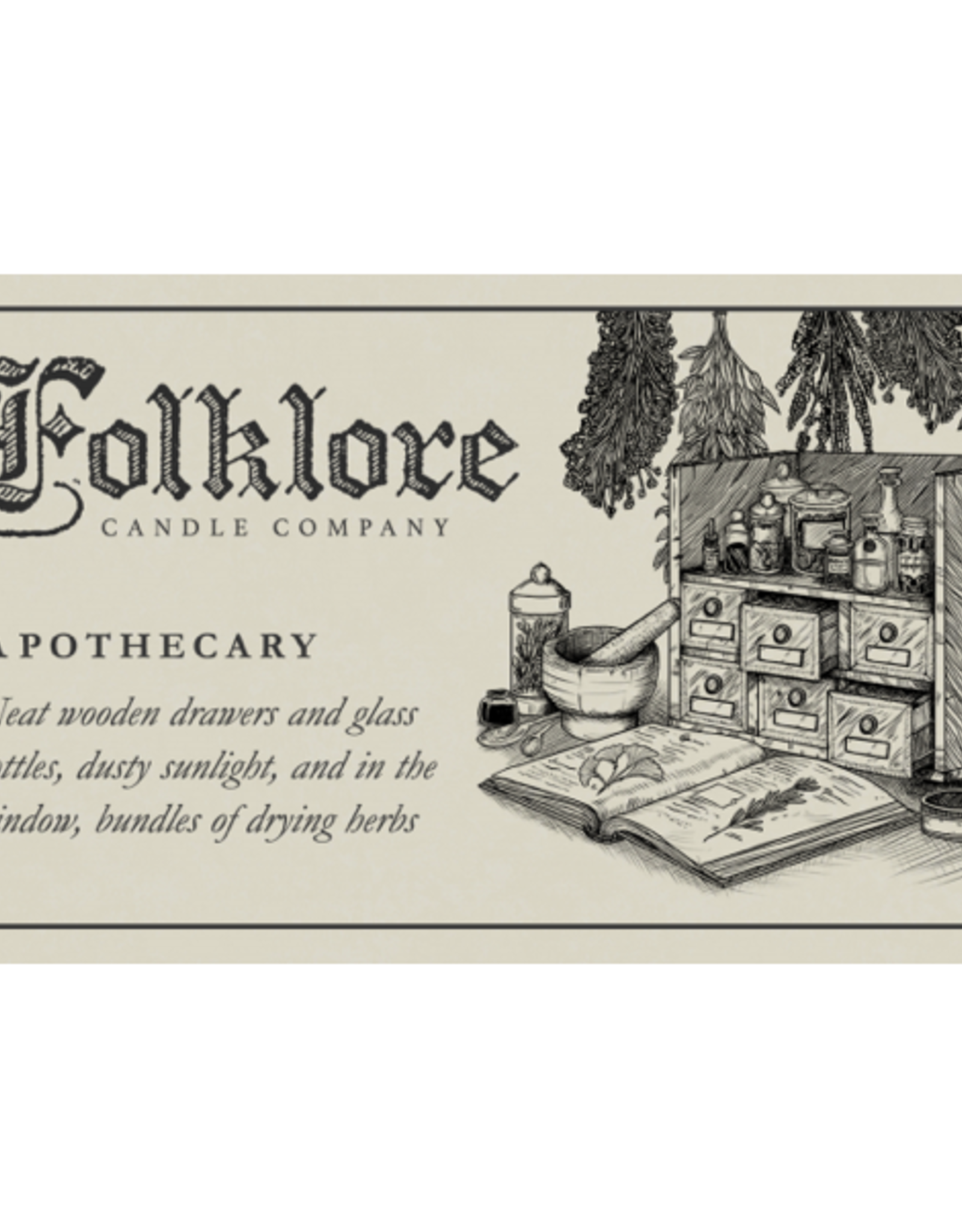 Folklore - Soy Candle / Apothecary, 10oz
