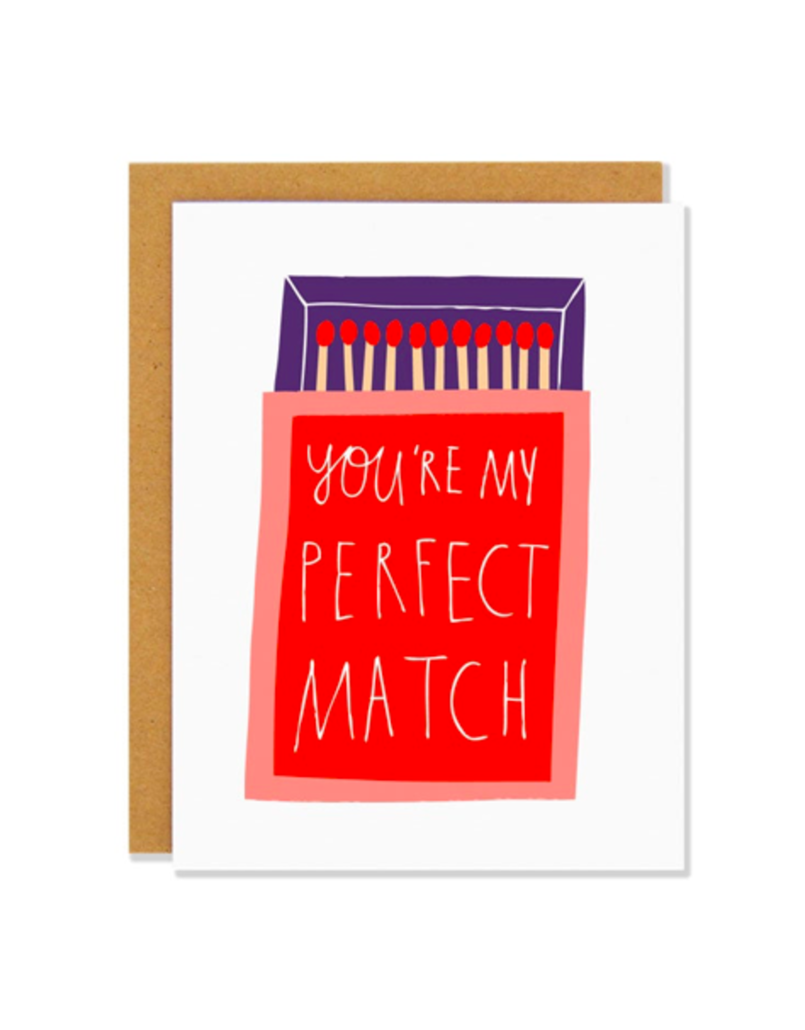 BKE - Card / You're My Perfect Match, 4.25 x 5.5"