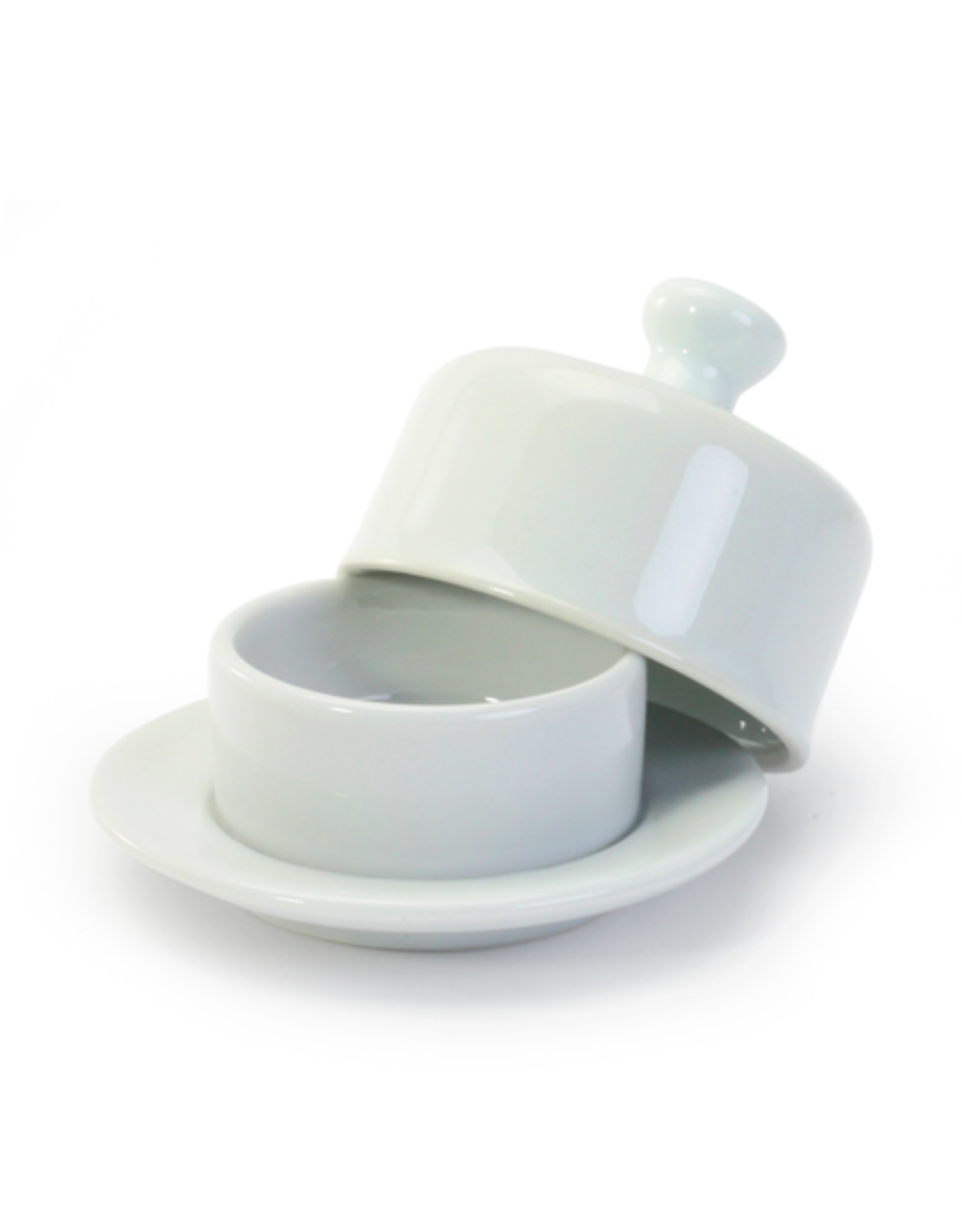 DCO - Mini Butter Dish / Round, White