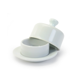 DCO - Mini Butter Dish / Round, White