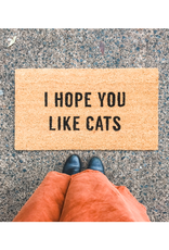 IBA - Doormat / I Hope You Like Cats, 16 x 28"