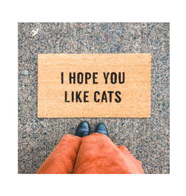 TIMCo IBA - Doormat / I Hope You Like Cats, 16 x 28"