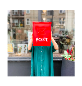 NTH - Mailbox / Modern, Galvanized Red