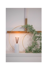 TIMCo Everlasting Candle Co. -  Vase / Straight, White Glass, 9oz