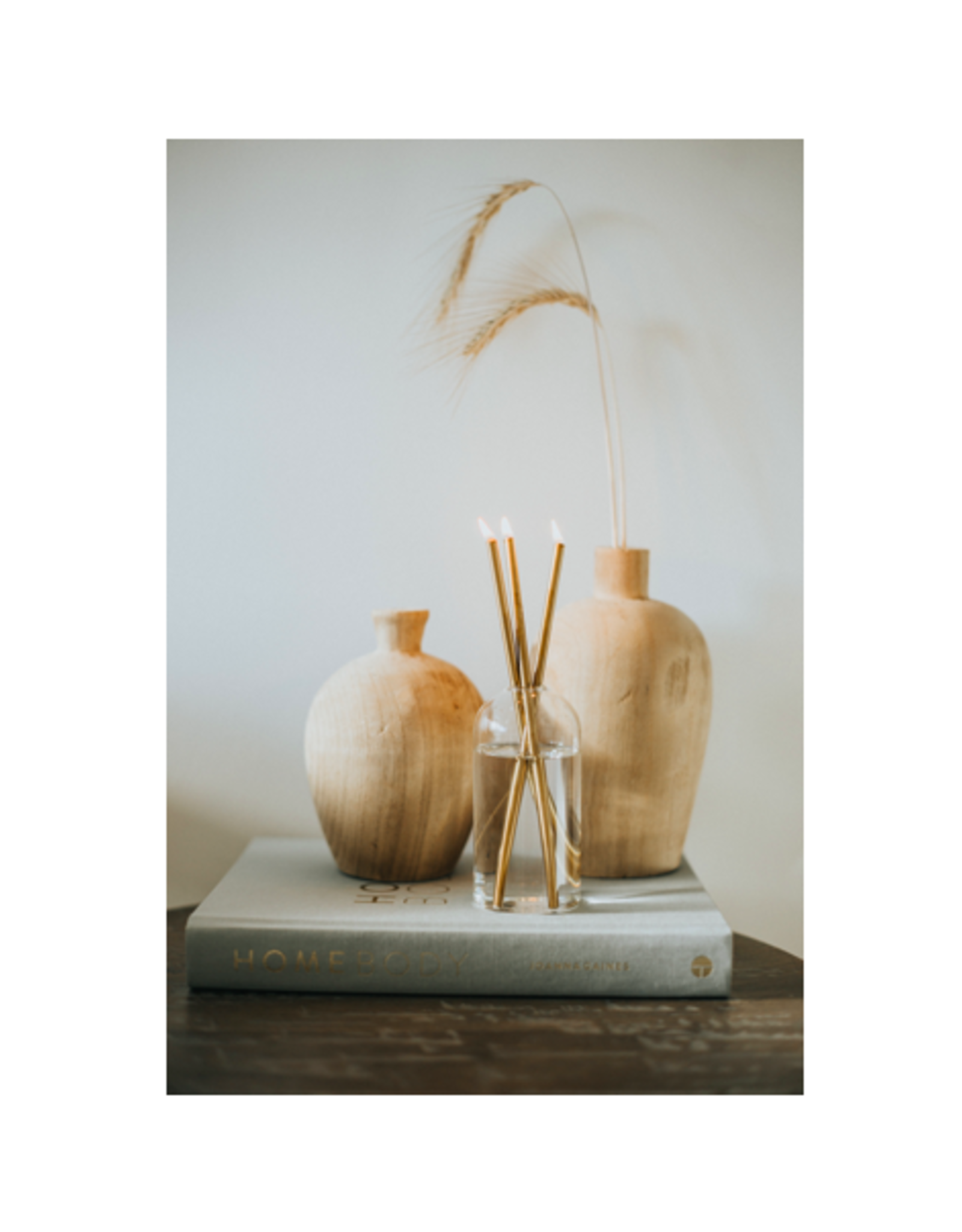 Candlesticks - Everlasting Candle Co., Gold, Set of 3