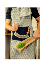 Apron - Black & White Petal