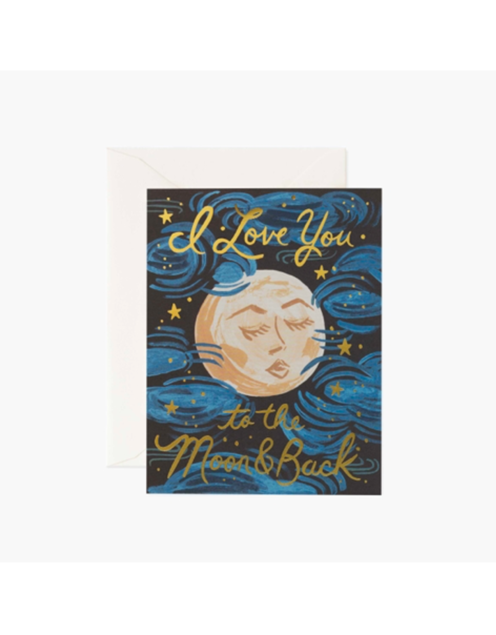 Card - Rifle Paper, I Love You to the Moon & Back