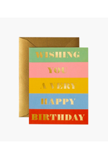 Card - Rifle Paper, Wishing You a Very Happy Birthday