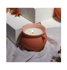 PAX - Soy Candle / Raw Clay & Pear, Terracotta Pot, 8.5oz