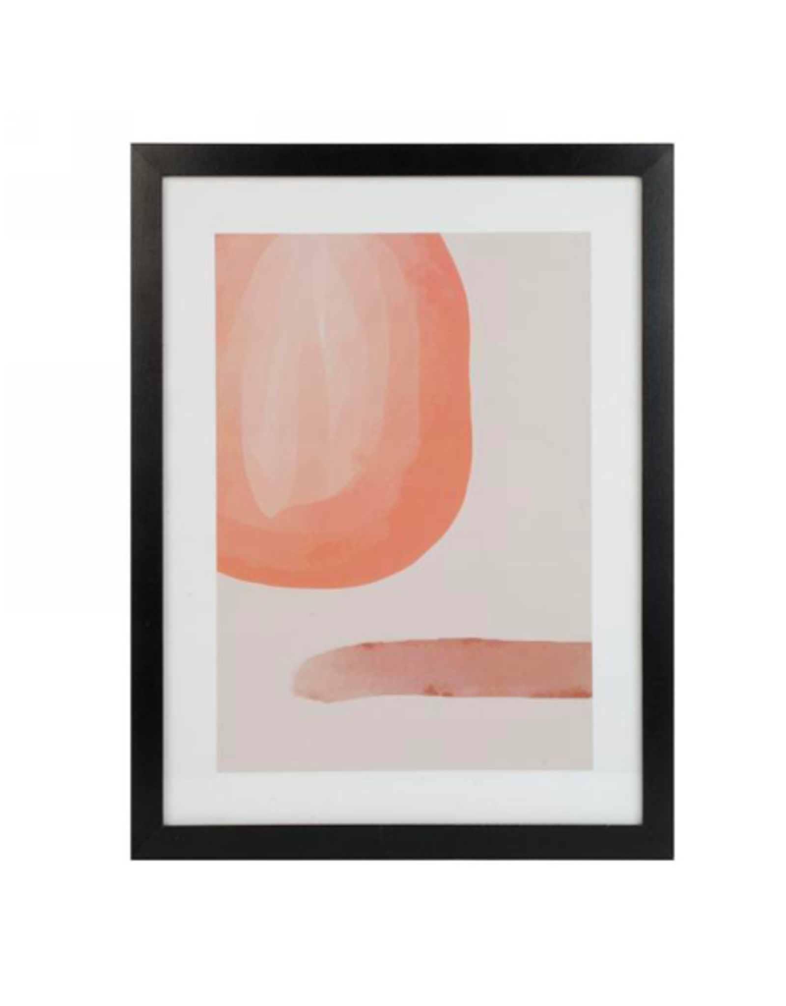 AES - Framed Art / Abstract Desert Sun, 13 x 17"