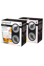 Ice Spheres - Black, Set of 4 Ice Spheres - Black, Set of 4