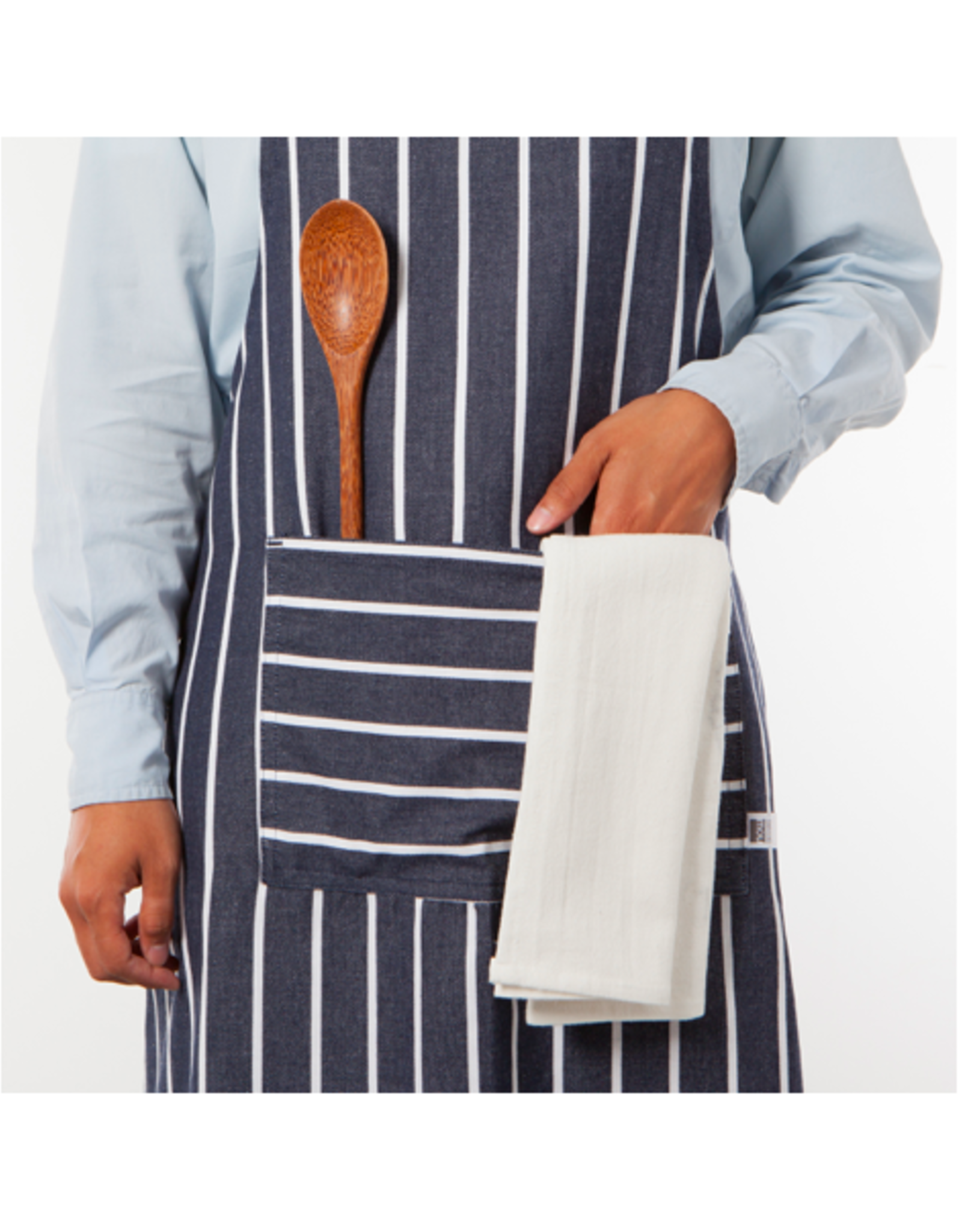Apron - Butcher Stripe, Navy