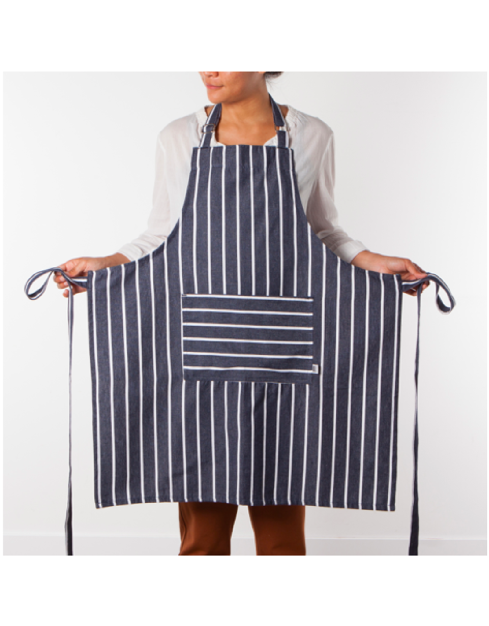 Apron - Butcher Stripe, Navy