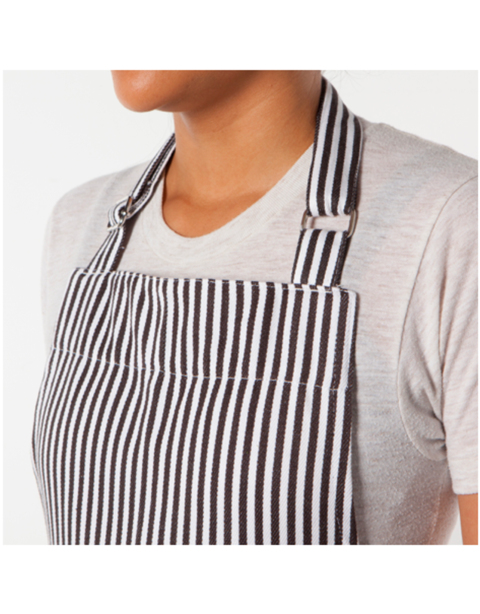 Apron - Thin Stripe, Black