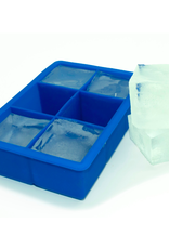 PLE - Ice Cube Tray / 6 Large Cubes, Blue