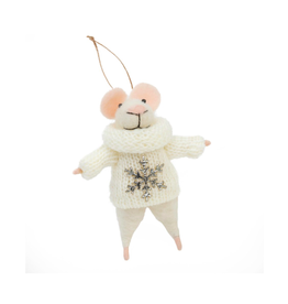 TIMCo IBA - Holiday Ornament / Snowflake Felt Mouse