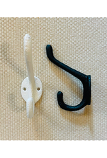 NIA - Double Wall Hook / Cast Iron,  Black