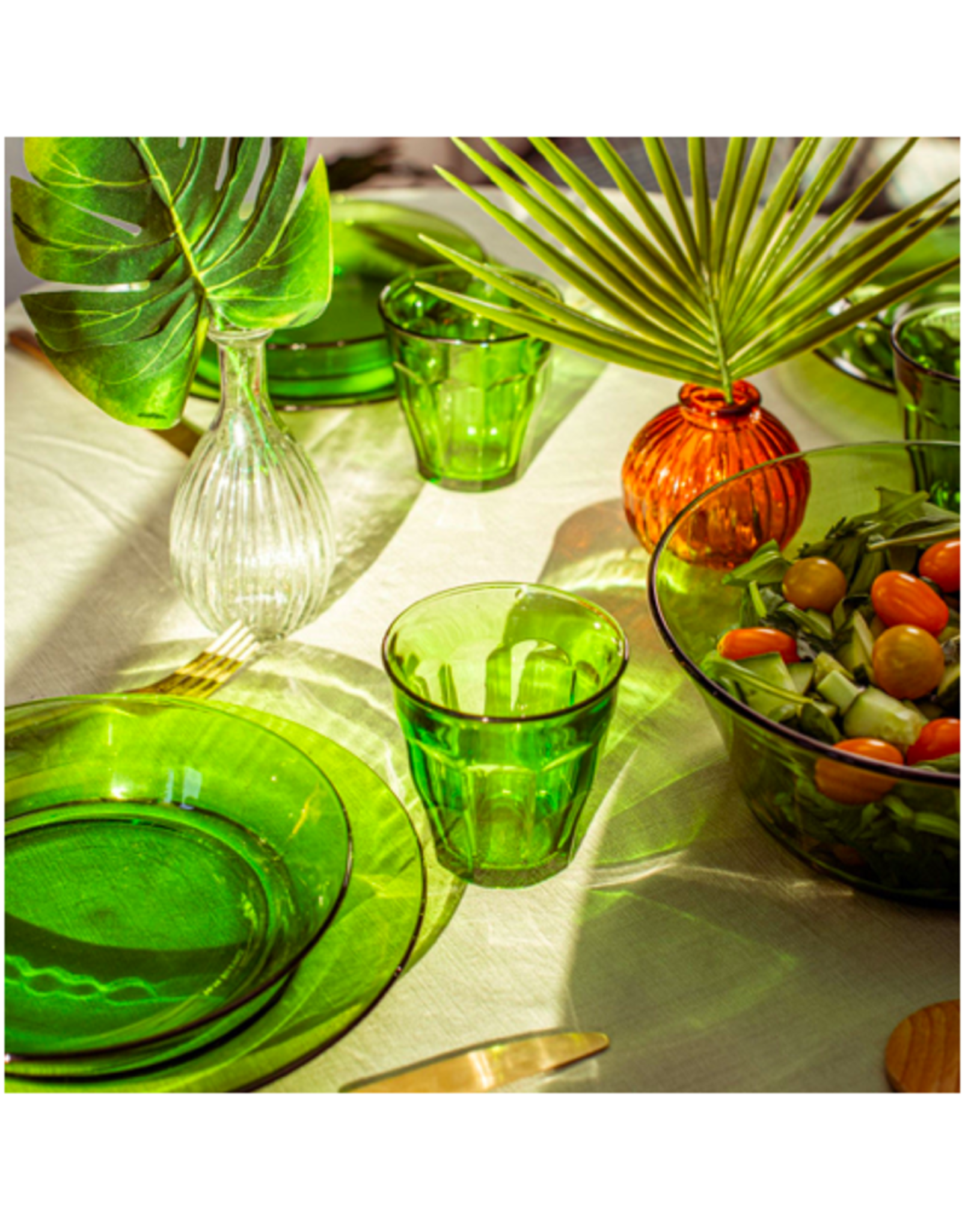 Glass Tumbler - Duralex, Picardie Green