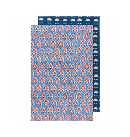 DCA - Tea Towel / Set of 2, Block Print, Winter