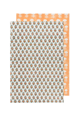 Tea Towel - Spring Block Print, Set of 2