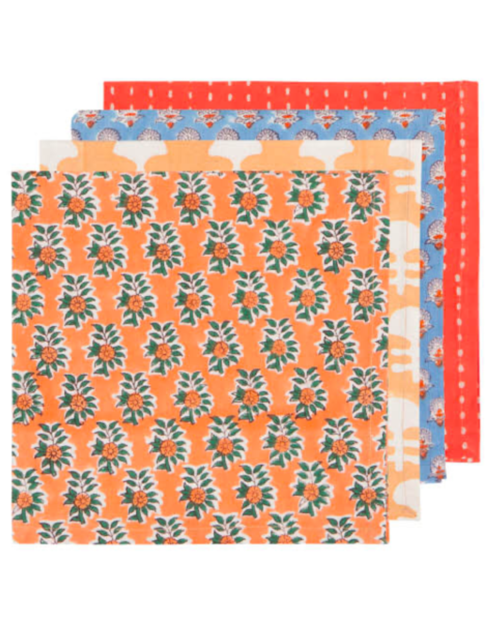 DCA - Napkin / Set of 4, Block Print, Spring