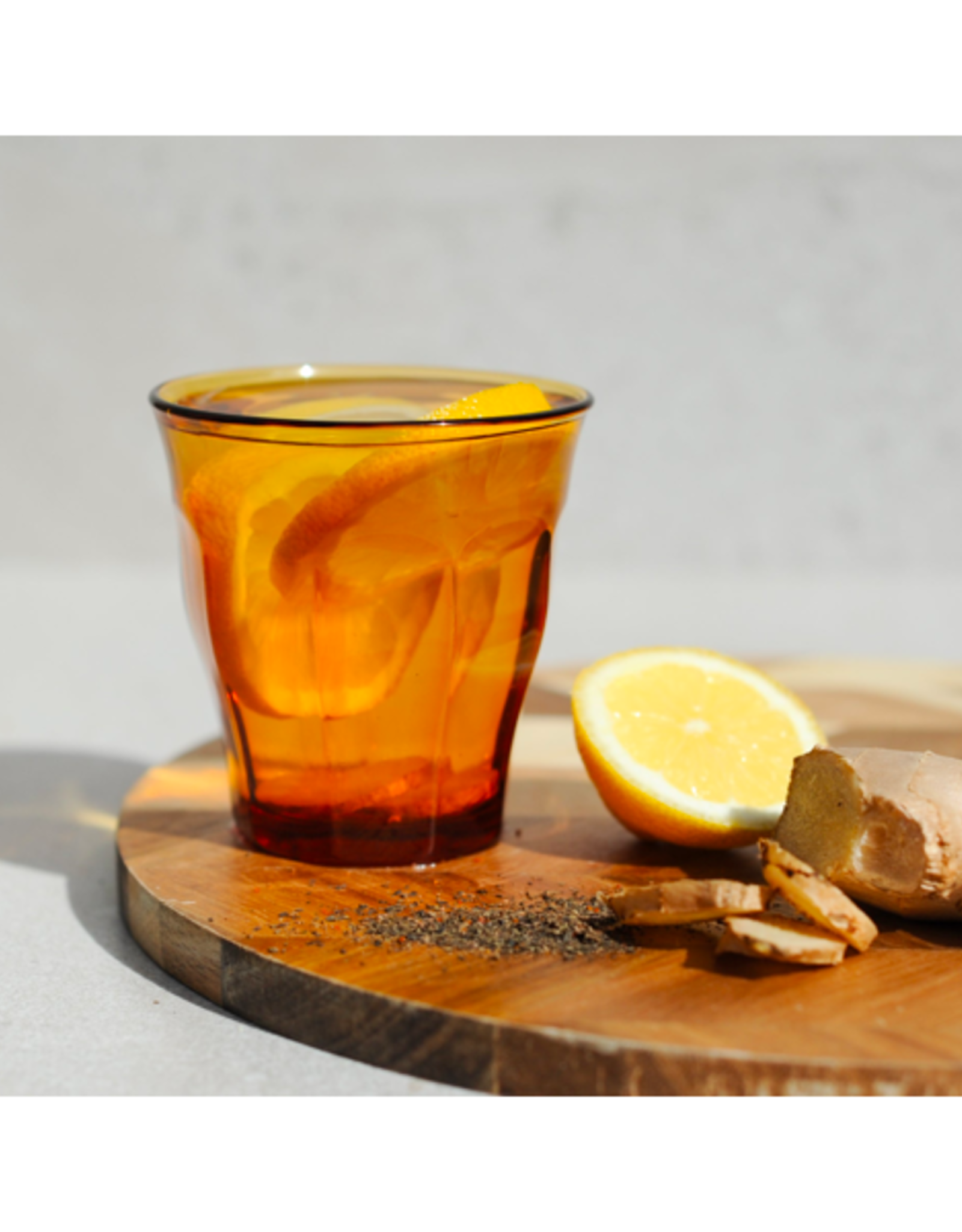 Glass Tumbler - Duralex, Picardie Amber