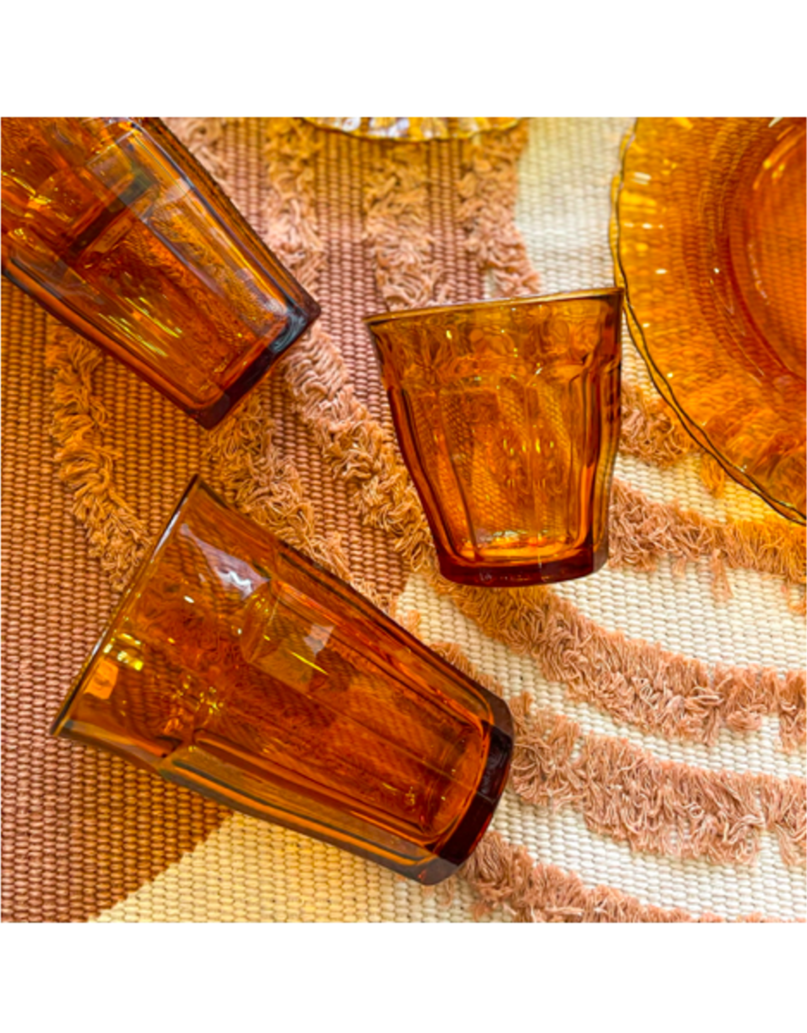 Glass Tumbler - Duralex, Picardie Amber