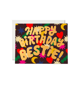 RAP - Card / Happy Birthday Bestie, 4.25 x 5.5"