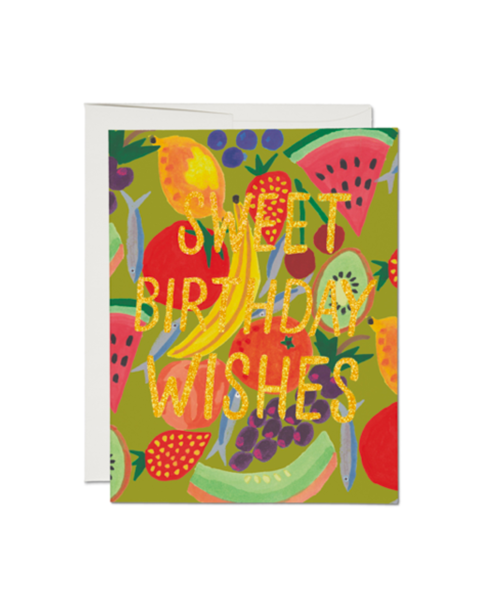 RAP - Card / Sweet Birthday Wishes, 4.25 x 5.5"